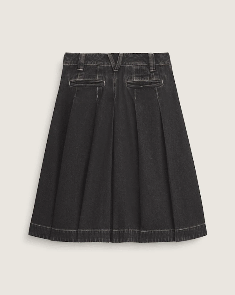 Authentic Chino Denim Skirt