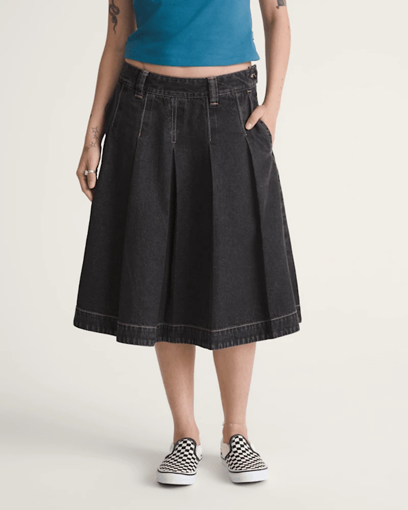 Authentic Chino Denim Skirt