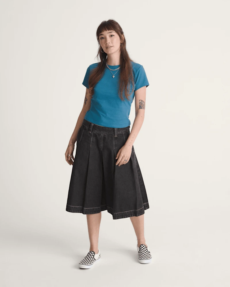 Authentic Chino Denim Skirt