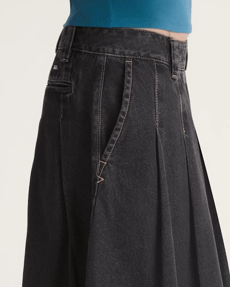 Authentic Chino Denim Skirt