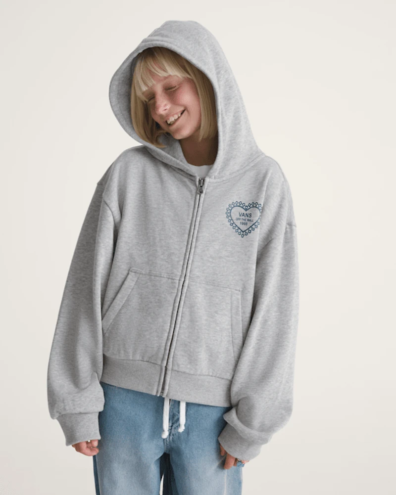 Kids Lacey Daze Retro Zip Hoodie