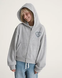 Kids Lacey Daze Retro Zip Hoodie