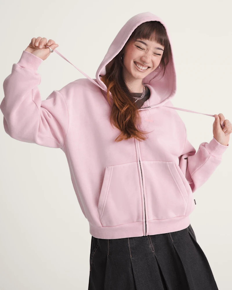 Salton Washed Full Zip Hoodie