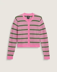 Dolly Stripe Cardigan Sweater
