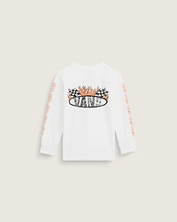 Little Kids Racing Flames Long Sleeve T-Shirt