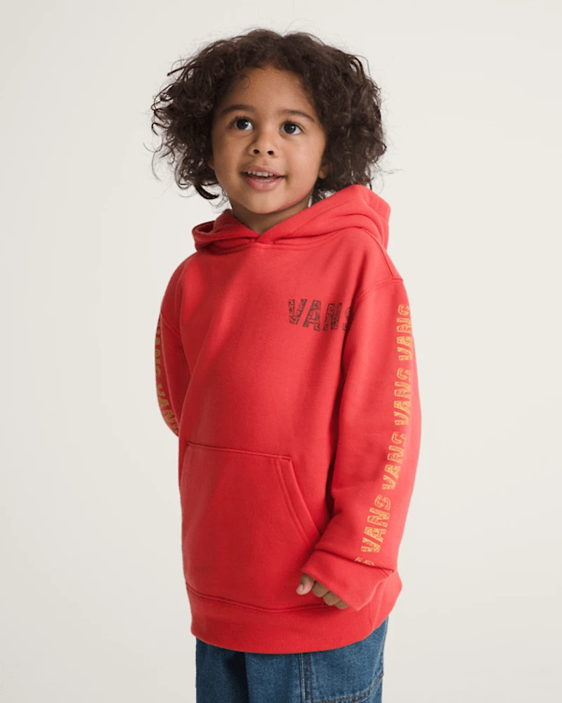 Little Kids Racing Flames Pullover Hoodie