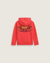 Little Kids Racing Flames Pullover Hoodie