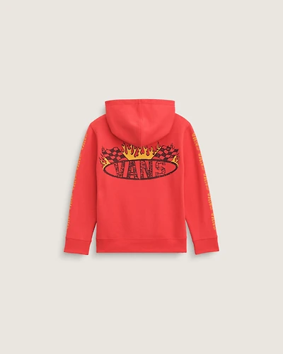 Little Kids Racing Flames Pullover Hoodie