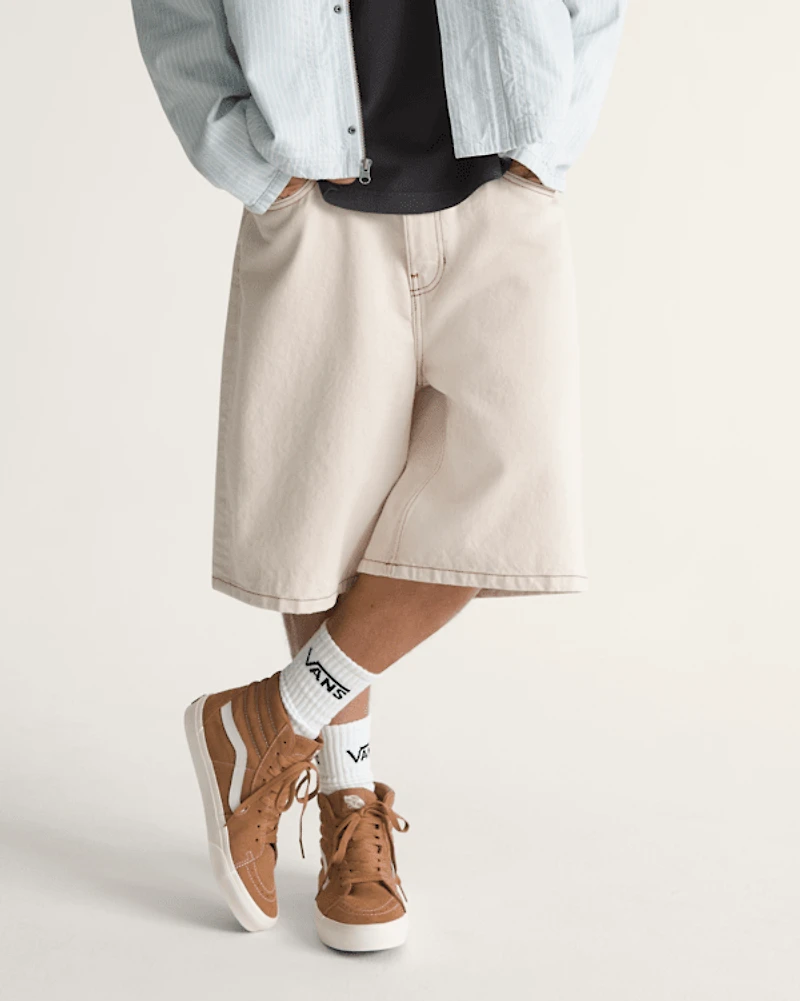 Check-5 Baggy Denim Shorts