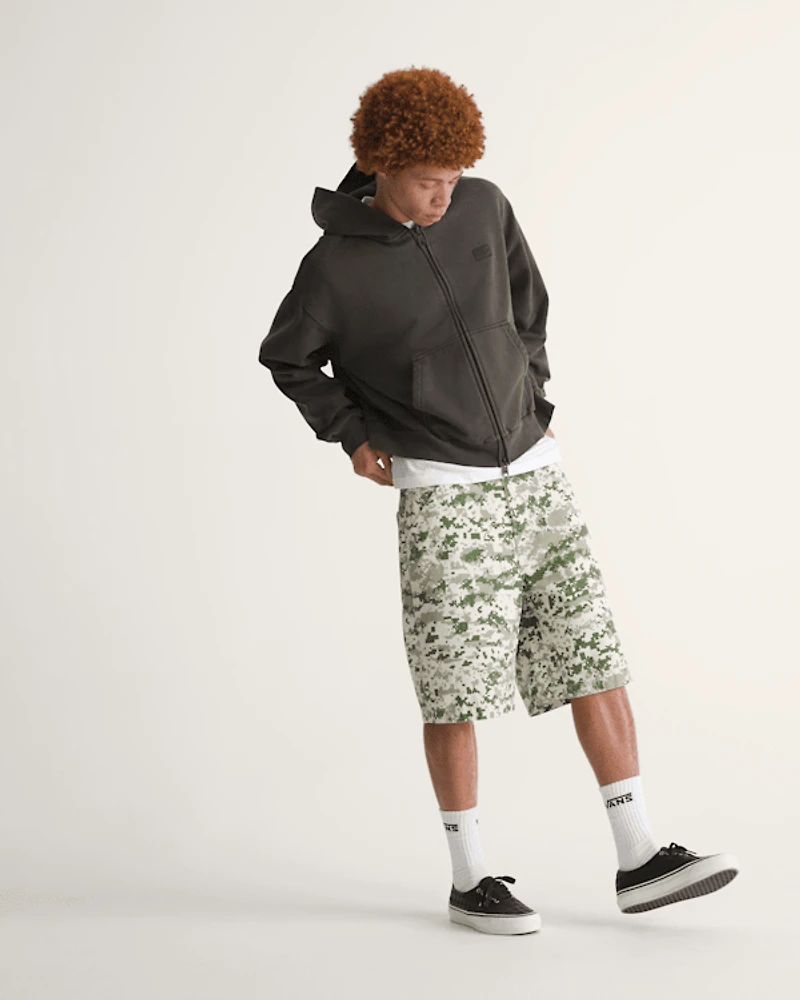Premium Check-5 Baggy Canvas Short