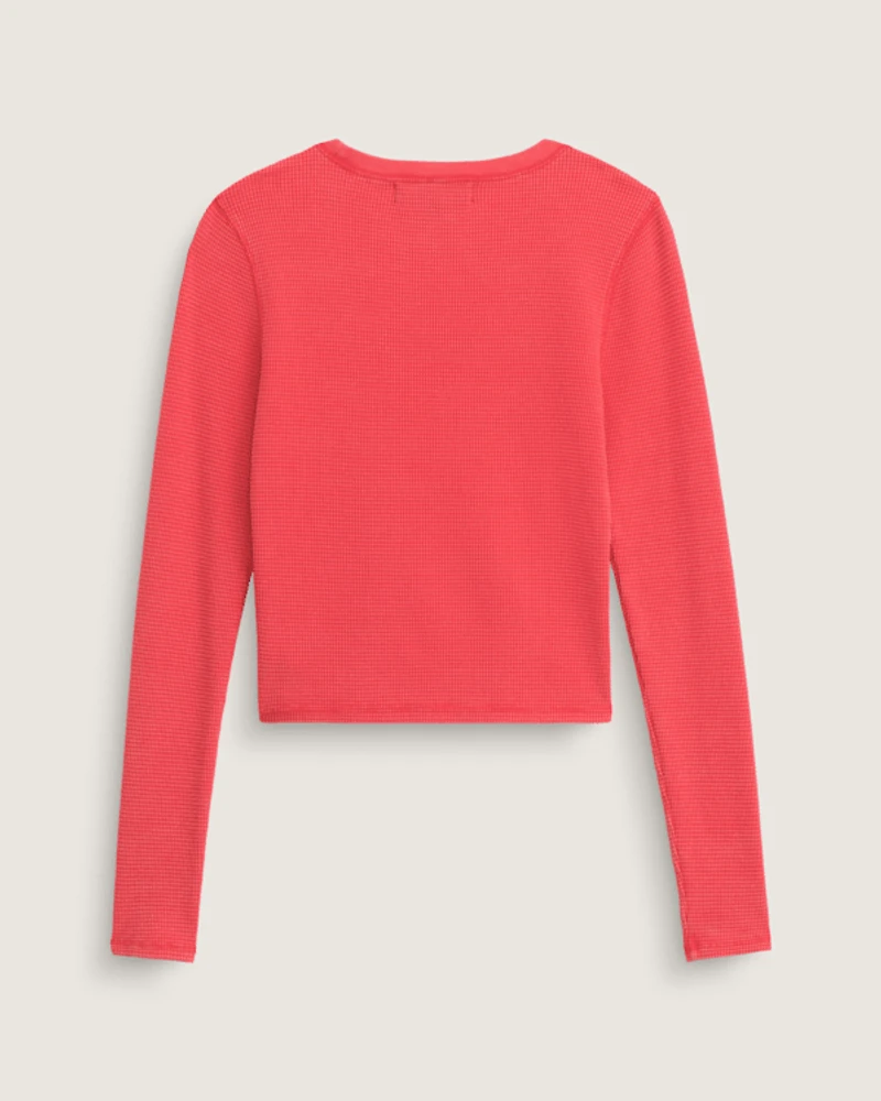 Teri Waffle Long Sleeve Shirt