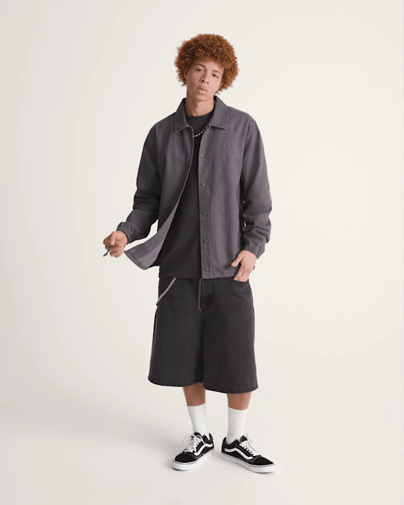 Torrey Pigment Canvas Coaches Jacket