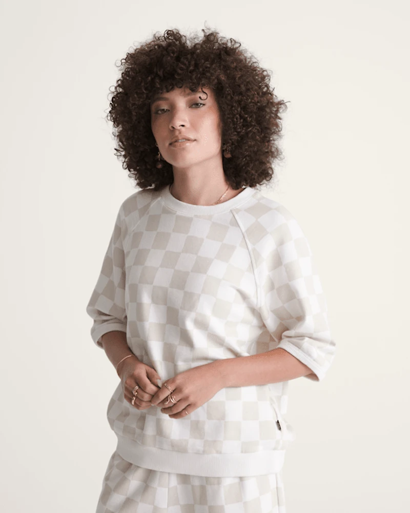 Classmate Check Sweatshirt