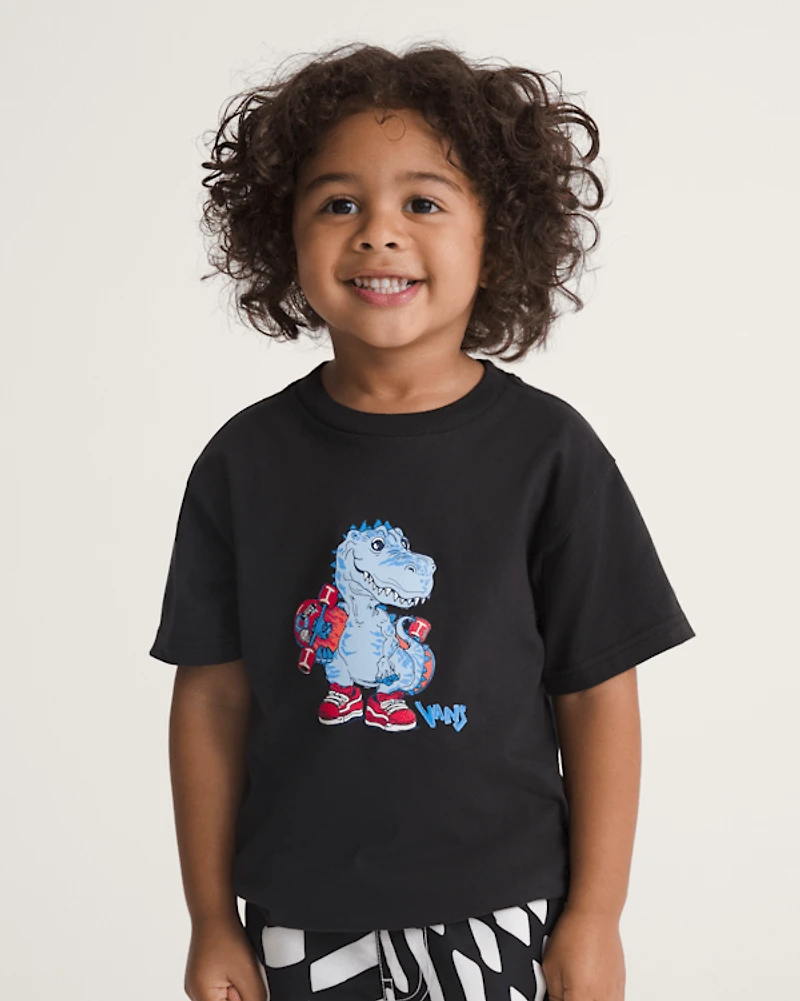 Little Kids Prehistoric Skater T-Shirt