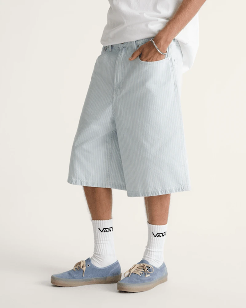 Check-5 Baggy Denim Shorts