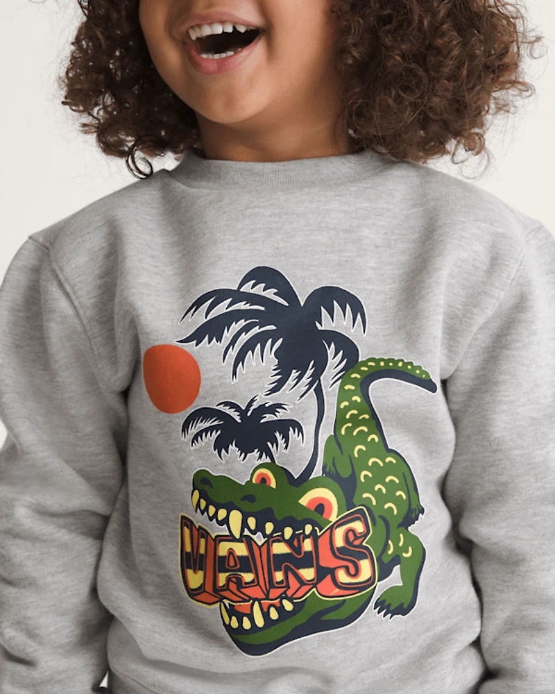 Little Kids Wise Croc Crew Sweatshirt