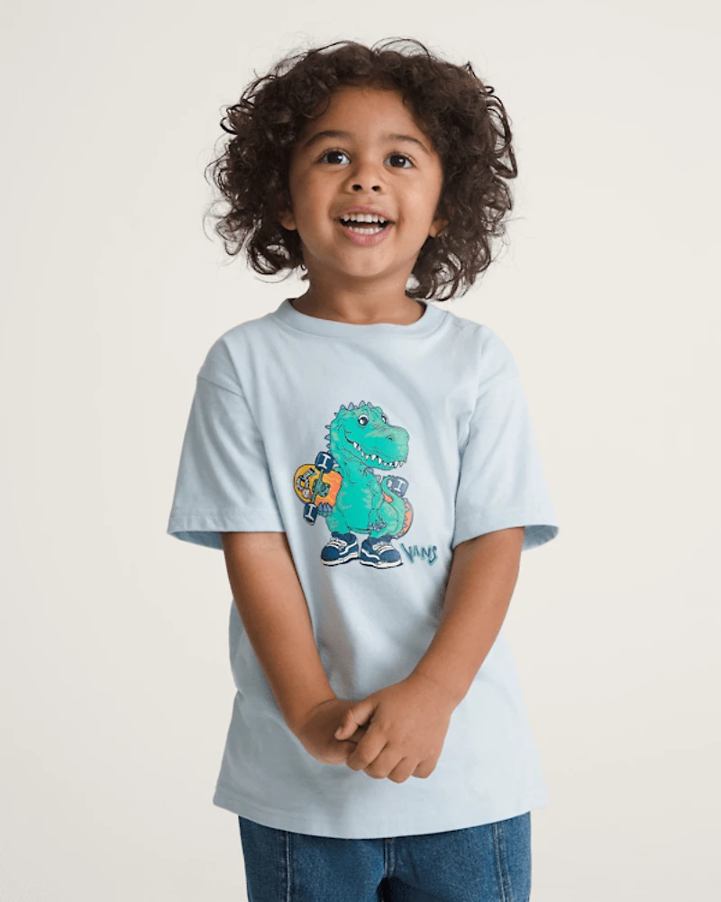 Little Kids Prehistoric Skater T-Shirt