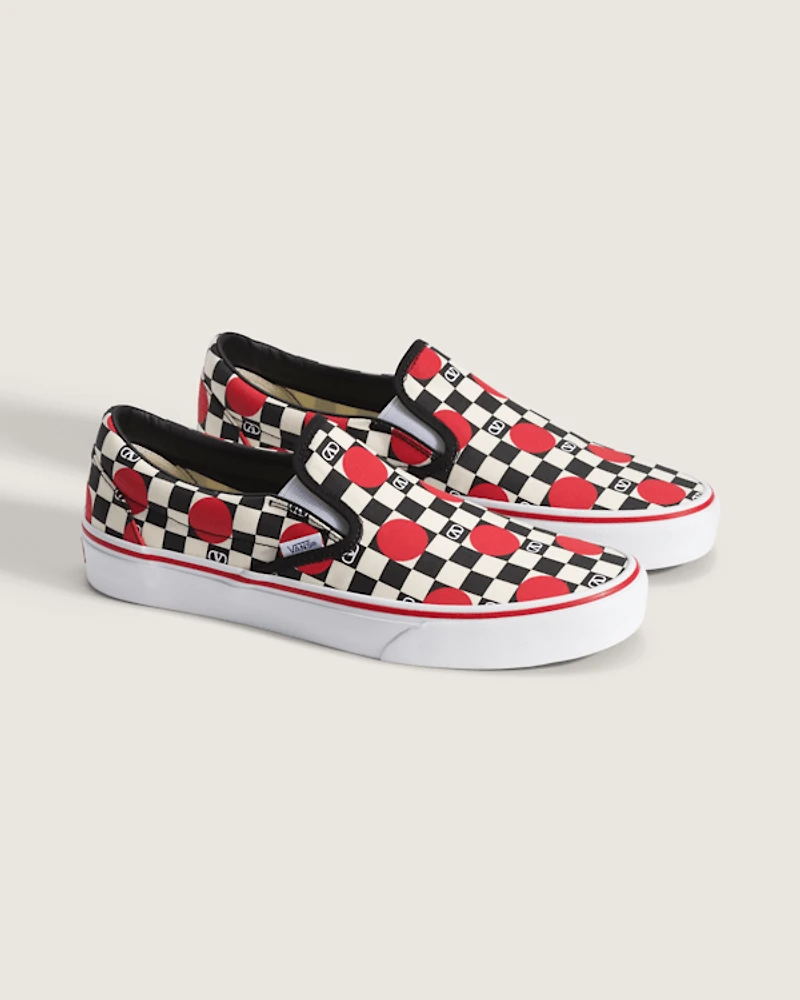 Valentino Garavani and Vans Classic Slip-On Checkerboard