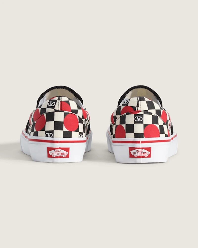 Valentino Garavani and Vans Classic Slip-On Checkerboard