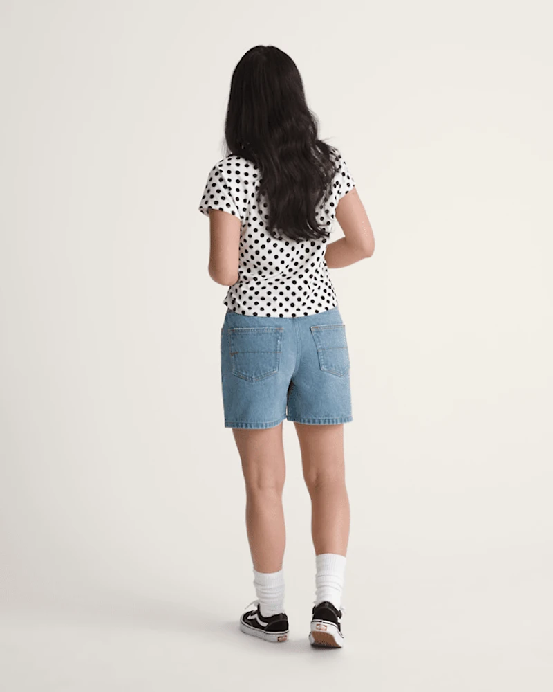 Check-5 Mid Rise Shorts