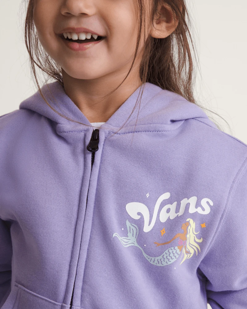 Little Kids Mermaid Zip Hoodie