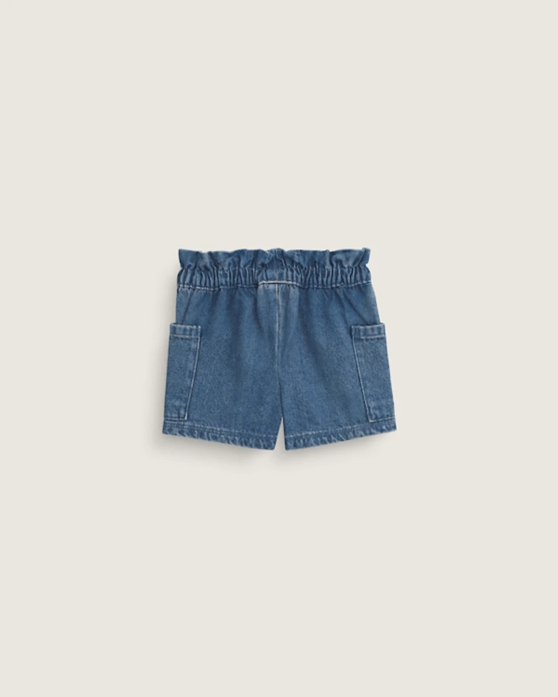 Little Kids Joy Ruffled Elastic Waist Shorts