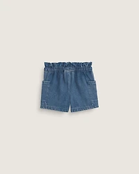 Little Kids Joy Ruffled Elastic Waist Shorts