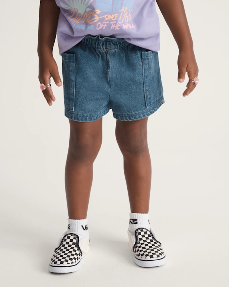 Little Kids Joy Ruffled Elastic Waist Shorts