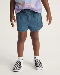Little Kids Joy Ruffled Elastic Waist Shorts