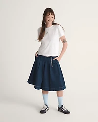 Authentic Chino Denim Skirt