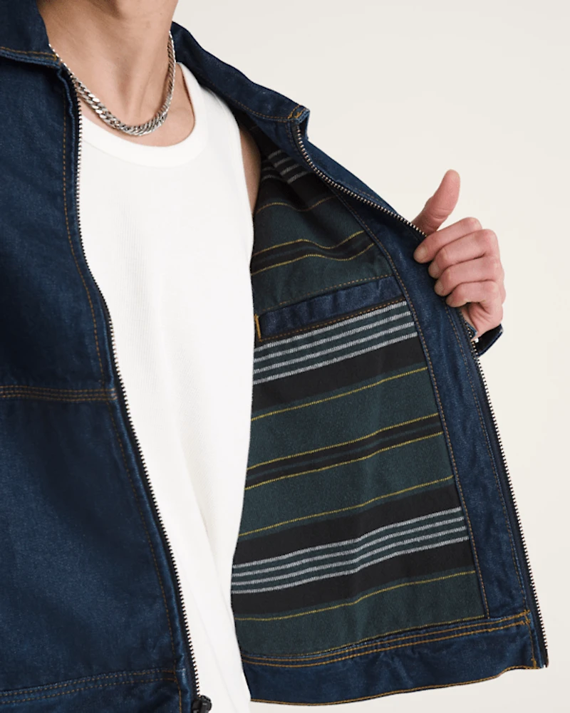 Premium Denim Station Jacket