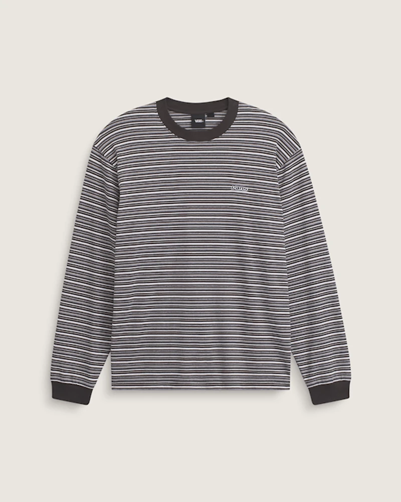 Wesley Stripe Long Sleeve Knit Shirt