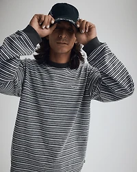 Wesley Stripe Long Sleeve Knit Shirt
