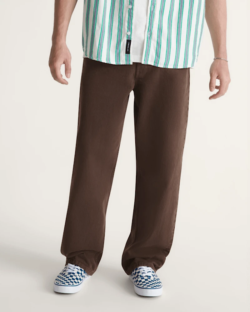 Check-5 Loose Denim Pants