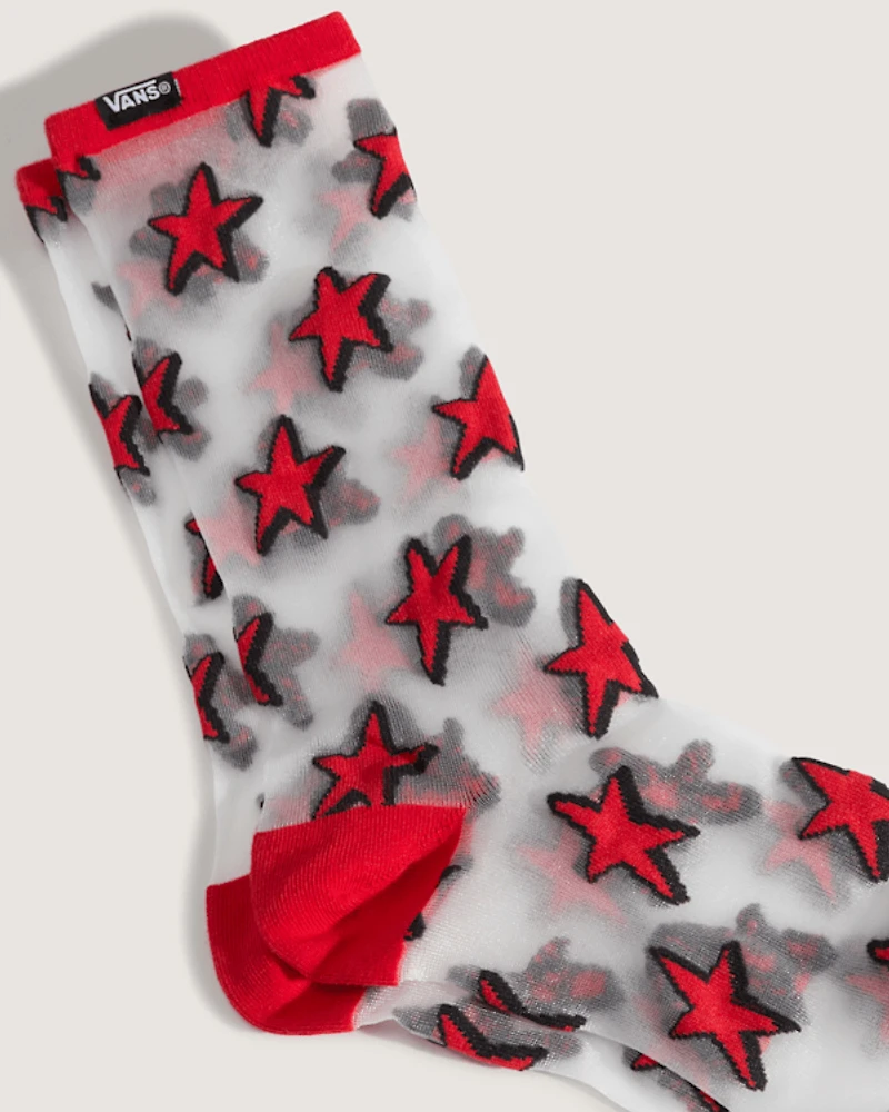 Hazy Sheer Crew Socks