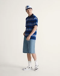 Molino Shadow Stripe Polo Shirt