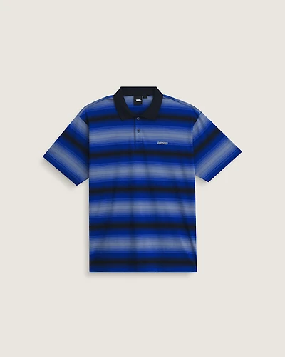 Molino Shadow Stripe Polo Shirt