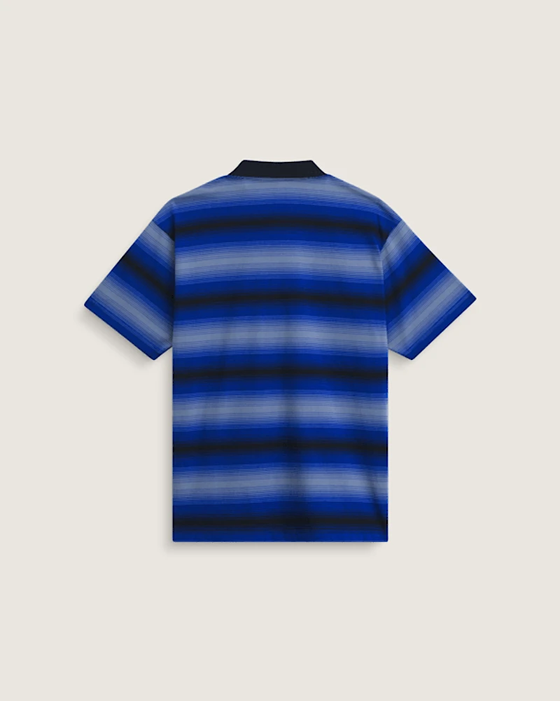Molino Shadow Stripe Polo Shirt