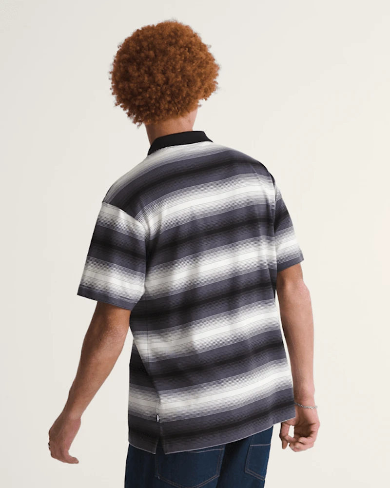 Molino Shadow Stripe Polo Shirt