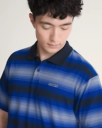 Molino Shadow Stripe Polo Shirt
