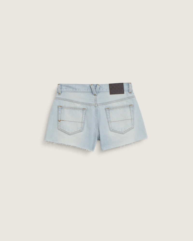 Check-5 Low Rise Mini Shorts
