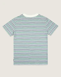 Little Kids Cameron Check Stripe Knit Shirt
