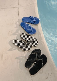 Makena Checkerboard Sandal