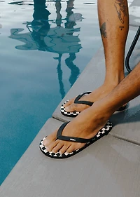 Makena Checkerboard Sandal