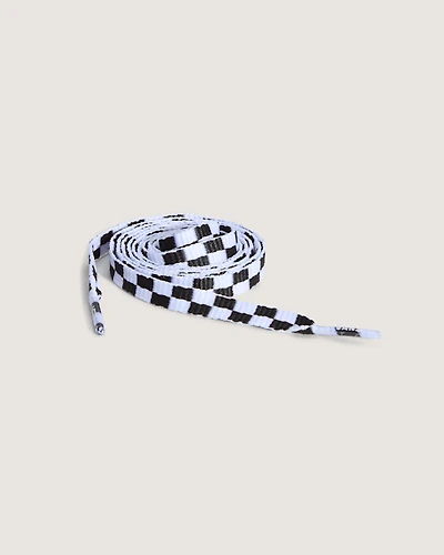 Checkerboard Vans Fat Shoe Laces