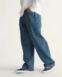 Check-5 Baggy Denim Pants