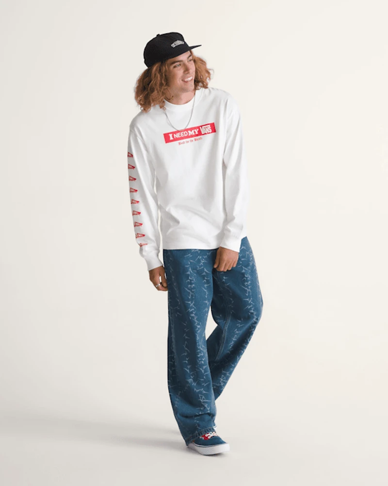 Check-5 Baggy Denim Pants