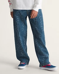 Check-5 Baggy Denim Pants