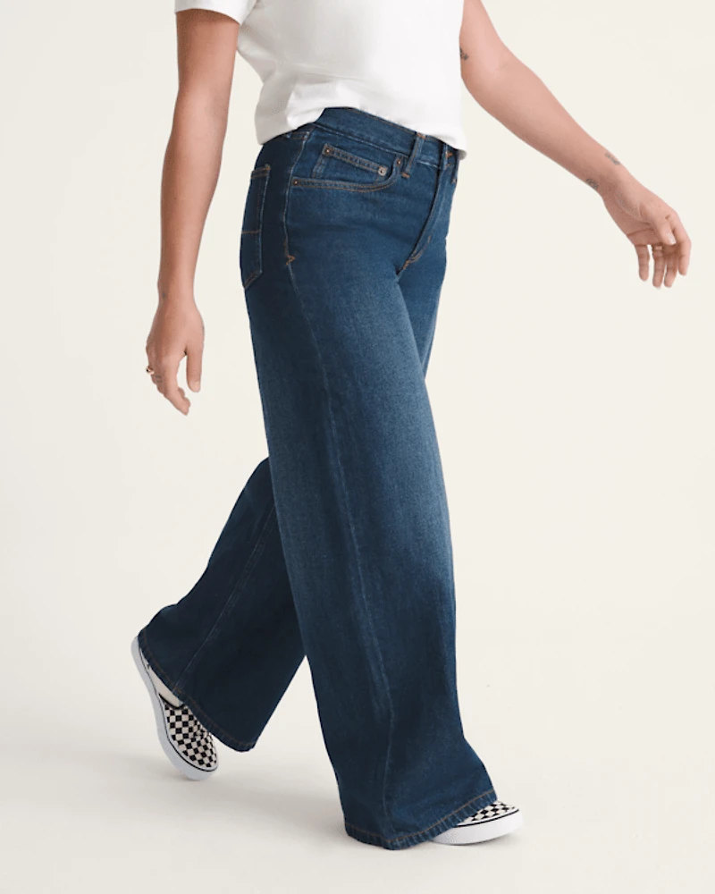 Check-5 Low Rise Baggy Pants