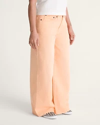 Check-5 Low Rise Baggy Pants